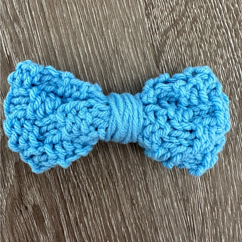 Handmade Bright Blue Hair Bow
